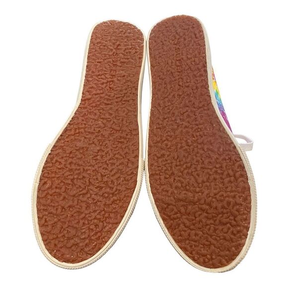 NEW with Tag Superga Tie Dye Fabric Fantasia Platform Sneakers 7.5 38 - Picture 6 of 6